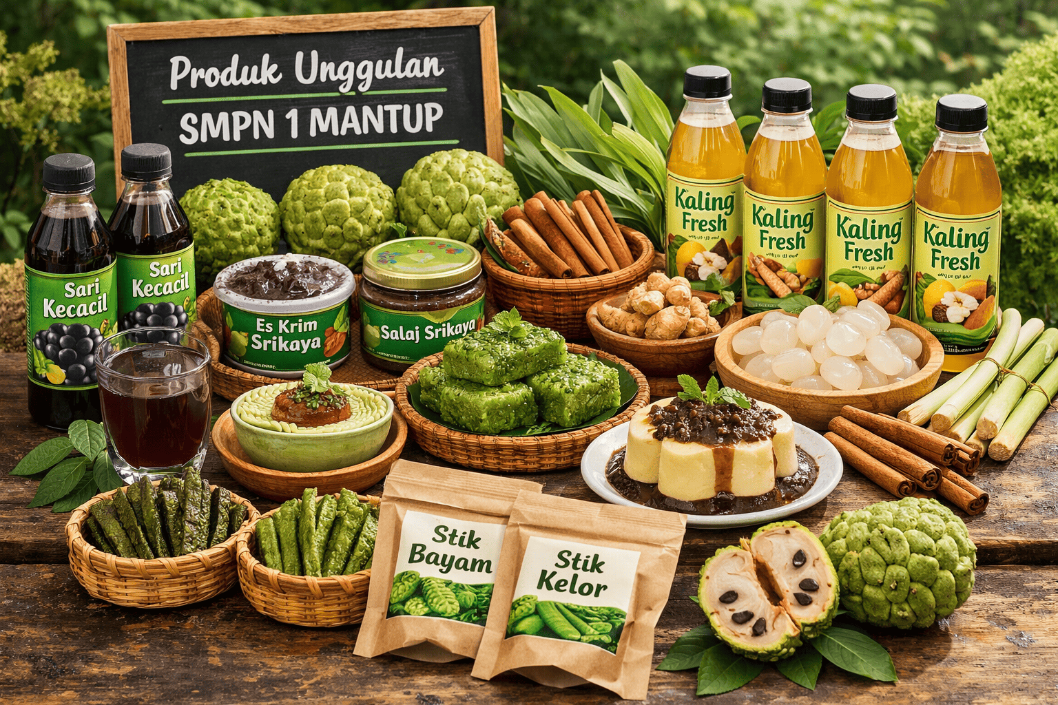 Produk Unggulan SMPN 1 Mantup: Inovasi Ramah Lingkungan dari Hutan Sekolah